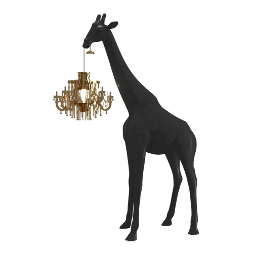 Qeeboo giraffe in love xs lamp black
